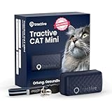 Tractive CAT Mini GPS Tracker für Katzen, Marktführer, Live-Ortung, Positionsverlauf,...