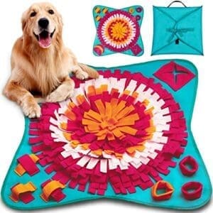 Tonsooze Schnüffelteppich | Schnüffeldecke | Futtermatte| Waschbar