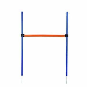 Trixie 3207 Dog Activity Agility Hürde | Kunststoff |123 × 115 cm | ø 3 cm