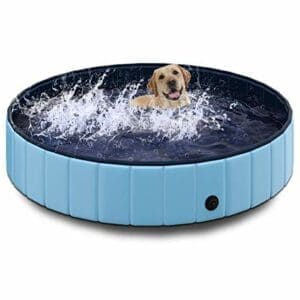 TOSANEO Hundepool | faltbar Blau | Ø 120cm x H 30cm