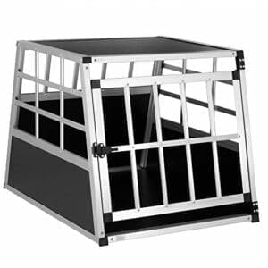 Cadoca Hundetransportbox | Aluminium | 70x54x51cm