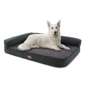 brunolie Odin Hundesofa | Waschbar | Orthopädisch und rutschfest | 120×80 cm