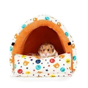 BUCATSTATE Hamster Bett | Weiches Plüsch mit Abnehmbarer Matte