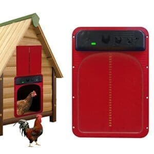 YEKUYEKU automatische Hühnerklappe | mit Lichtsensor