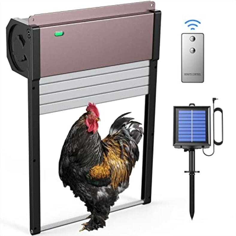 Automatische Hühnerklappe Solar – Elektrisch, An Produktbild-Vorschau 3