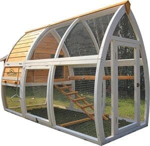 Pets Imperial® Dorchester Hühnerstall | Arche Geflügel-Nistkasten | Mit Schiebetablett | Öffnendes Dach | Integrierter Hühnerauslauf