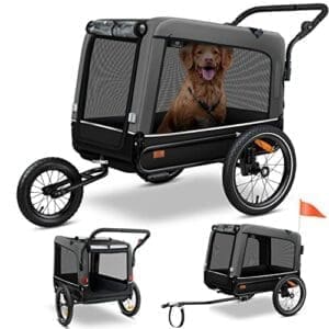 KESSER® Hundeanhänger Boxer 3-in-1 | SmartSpace Concept | 40 kg