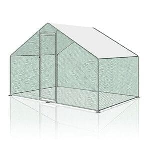 Joparri Hühnerstall Freilaufgehege XL mit Schloss | 3x2x2m Verzinkter Stahl