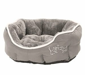 Dehner Katzenbett Sammy | Oval | ca. 45 x 40 x 14cm | Polyester