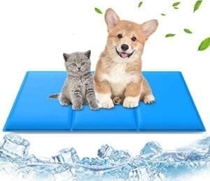 Lidasen Haustier Kühlmatte für Hunde | Natürliches Selbstkühlendes Gel