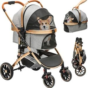 YITAHOME Hundewagen | Bis 20kg | Klappbar