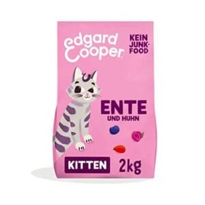 Edgard & Cooper Katzenfutter Trocken | Getreidefrei | Natürliche 2kg Frisches Ente & Huhn,