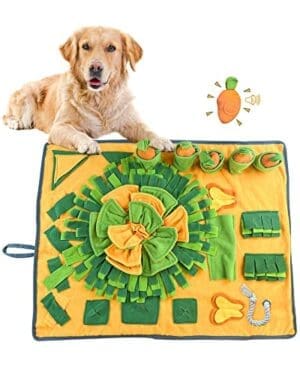 Fantictas Schnüffelteppich für Hunde | 80x60cm | Hundespielzeug für Stressabbau