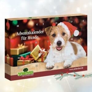 Schecker Adventskalender für Hunde | ohne Zucker | ohne Salz | ohne Gluten | frei von synthetischen Zusatzstoffen
