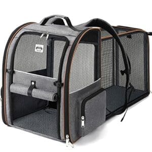 Lekespring Erweiterbar Katzenrucksack | Bis 8kg