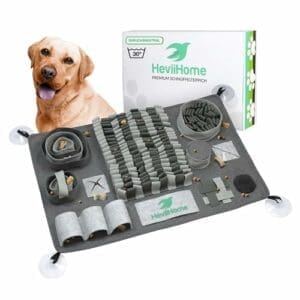 HEVIIHOME® – Schnüffelteppich | Rutschfest und extra Robust | Waschbar