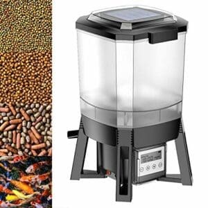 CFF-206 Fischfutterautomat | Solar | Programmierbar | 1-6 Fütterungen pro Tag