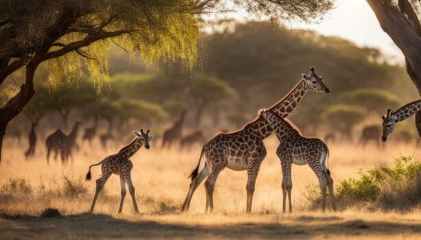 Wie lange sind Giraffen trächtig?
