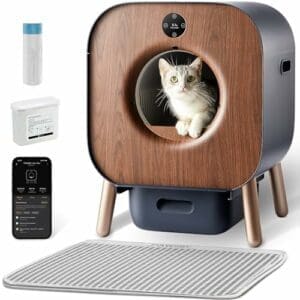 PAWBBY P1 Ultra Katzenklo Selbstreinigend | TÜV-Zertifizierung | App-Steuerung