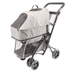 Laroy Group Hundebuggy Pet Buggy Deluxe | Ideal für kleine Hunde mit Mobilitätsproblemen