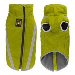 Idepet Wasserdichter Hundemantel Winter Warme Jacke, Winddichte Haustierkleidung Hundejacke Outfit für kleine mittelgroße Hunde mit Geschirrloch XL-6XL