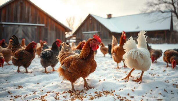 Beschäftigung für Hühner im Winter