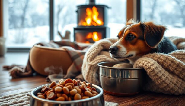 Ernährung für Hunde im Winter anpassen