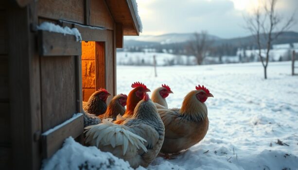 Hühner im Winter richtig halten
