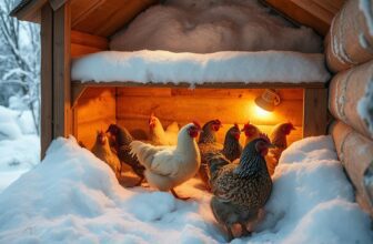 Hühnerstall im Winter isolieren