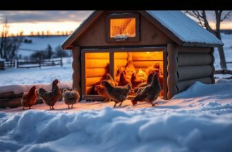 Hühnerstall im Winter isolieren