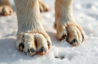 Hundepfoten vor Streusalz im Winter schützen