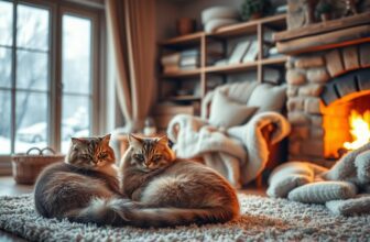 Katzen im Winter richtig halten
