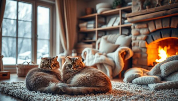 Katzen im Winter richtig halten