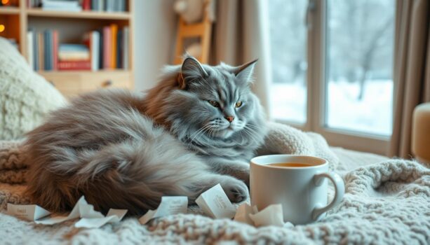 Katzenschnupfen im Winter erkennen und vorbeugen