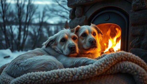 So schützt du alte Hunde im Winter