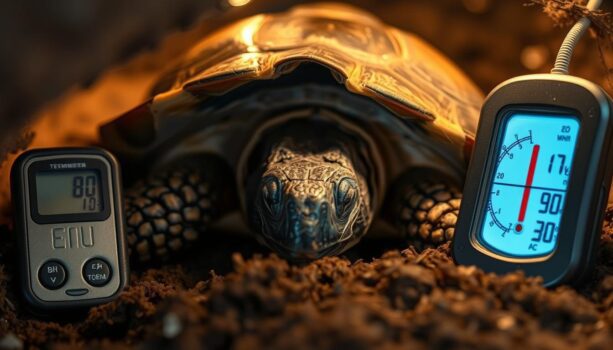 Temperatur und Luftfeuchtigkeit bei Schildkröten Winterruhe
