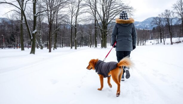 Tipps für Hundespaziergänge im Winter