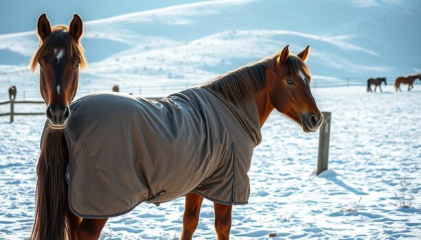 Wann brauchen Pferde eine Winterdecke