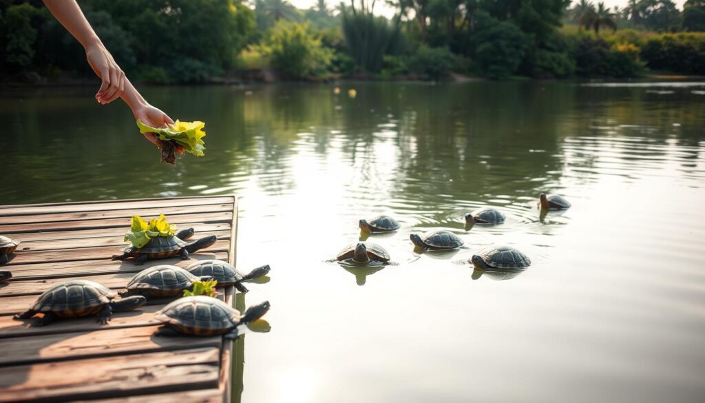 schildkröte anfütterung