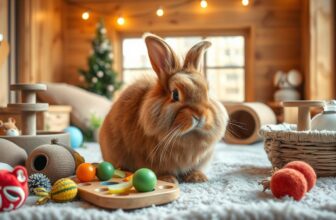 Beschäftigung für Kaninchen im Winter