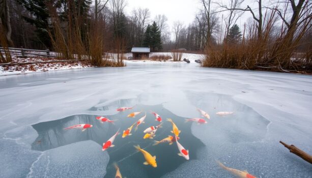 Fehler bei der Überwinterung von Teichfischen