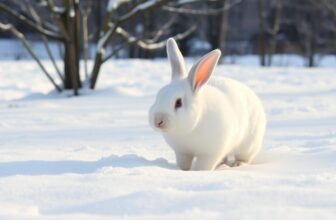 Kaninchen im Schnee Tipps und Gefahren
