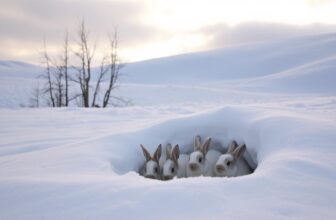 Kaninchen im Winter draußen halten