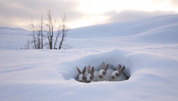 Kaninchen im Winter draußen halten