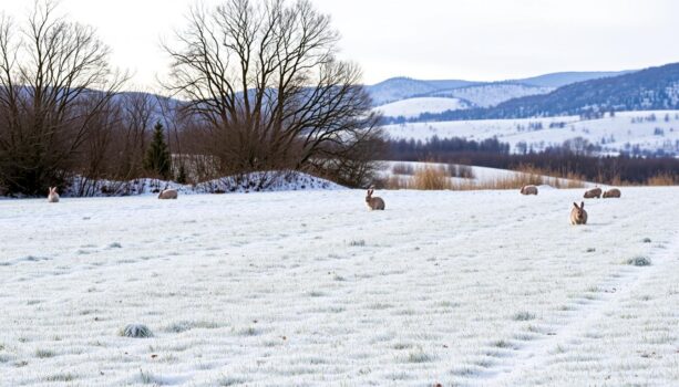 Kaninchenhaltung auf Winterweiden