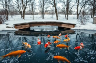 Koi im Winter pflegen und halten