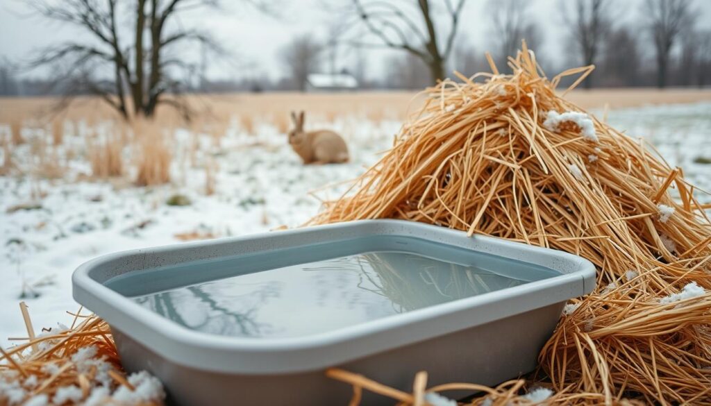 Wasser Heu Winter Wasser Heu Winter
