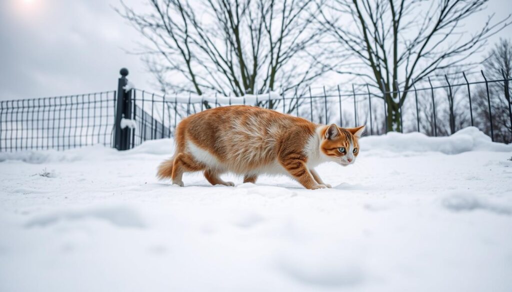 katze winter draußen katze winter draußen